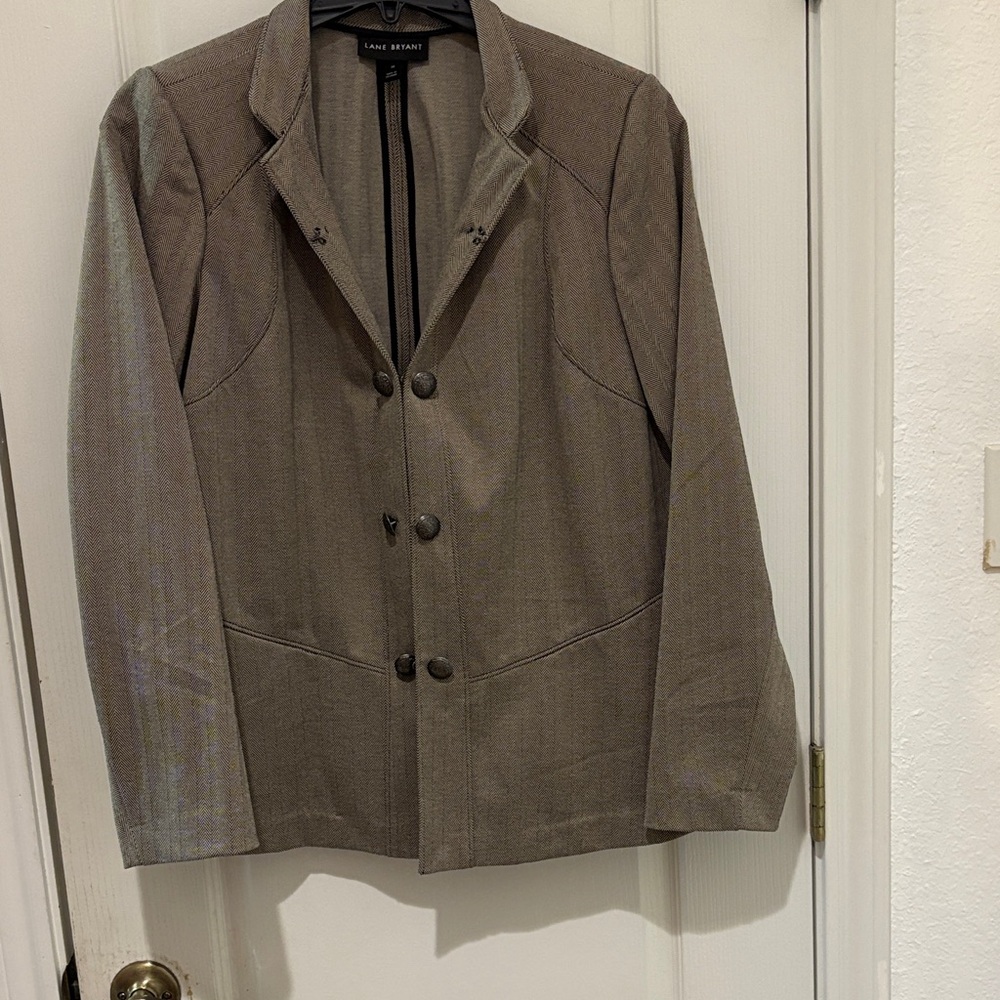 NWOT Lane Bryant Brown Blazer – Size 16 - Picture 4 of 7